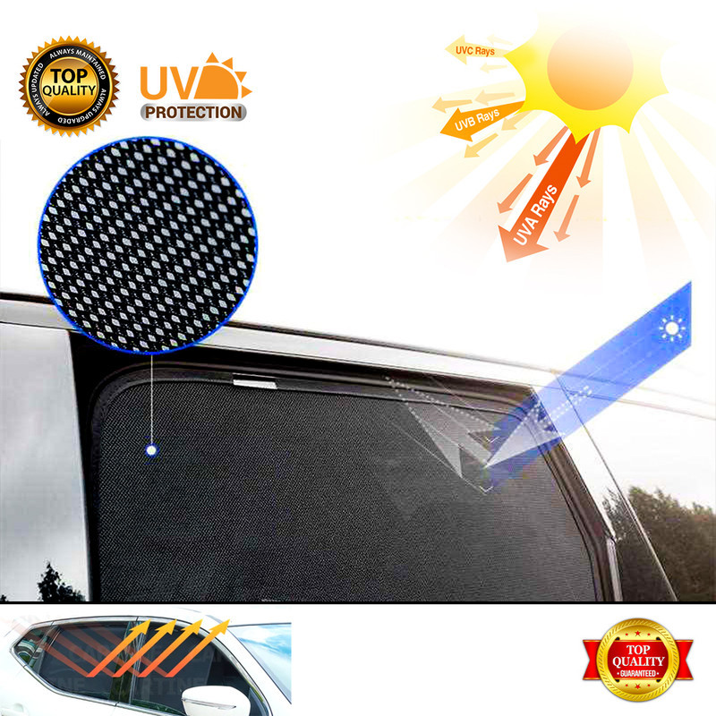 آفتابگیر خودرو مدل PRO UV مناسب برای تیبا هاچبک مجموعه 4 عددی