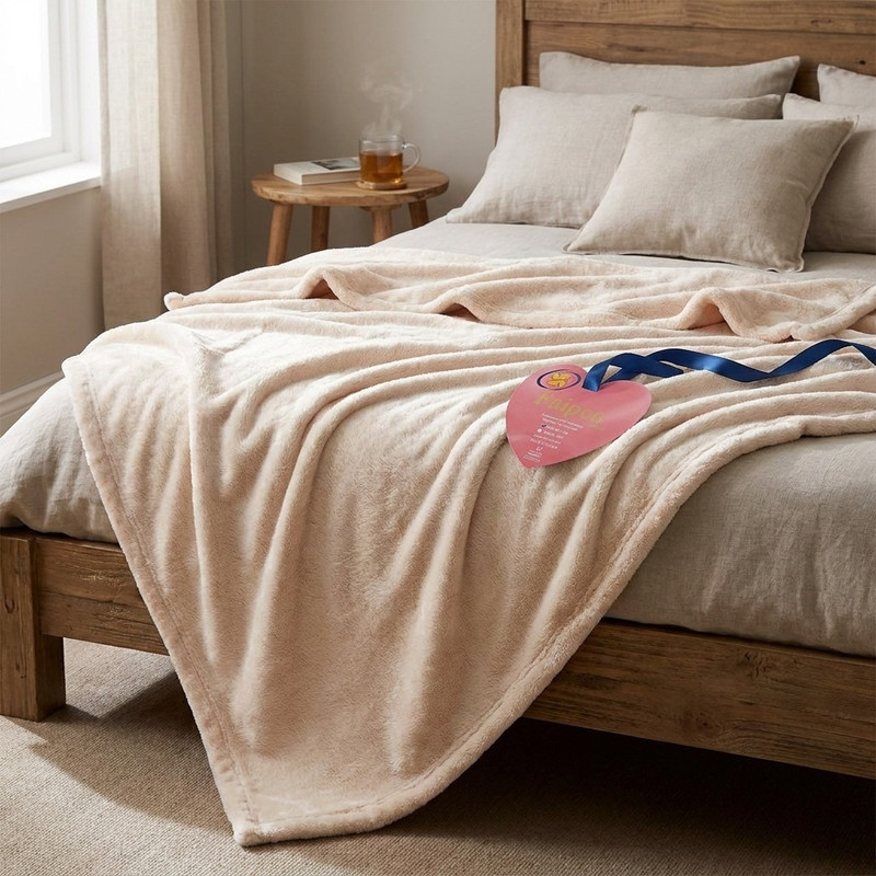 پتو مسافرتی 2 نفر فایپکو مدل الیزه سایز 220x200 سانتی‌متر