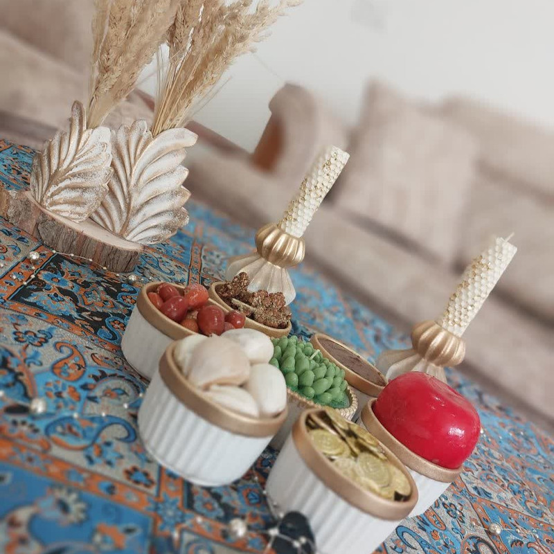 مجموعه ظروف هفت سین ۱۳ پارچه مدل رویال