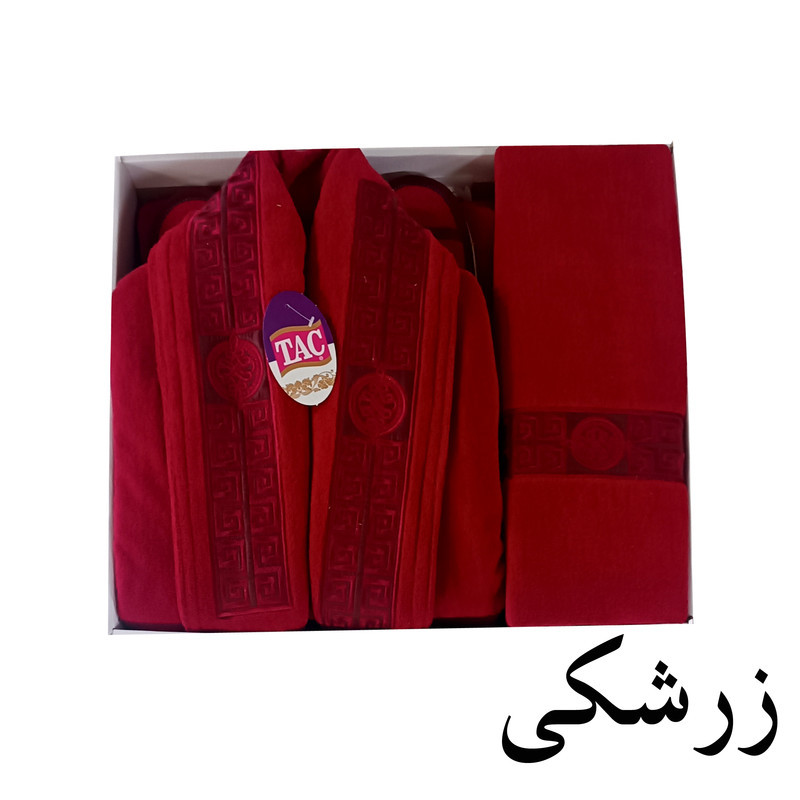 حوله سرویس پالتویی 4 تکه تاچ مدل کاریزما سایز 125