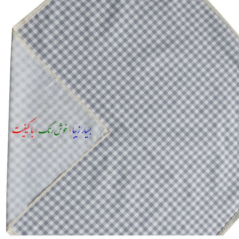سفره 4 نفره نساجی دُر هنر یزد مدل cotton-tu سایز 90×90 سانتی متر