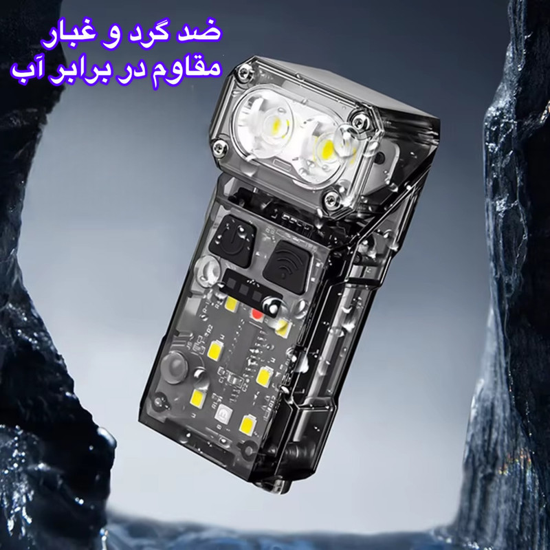 چراغ پیشانی مدل X52 با نور مهتابی