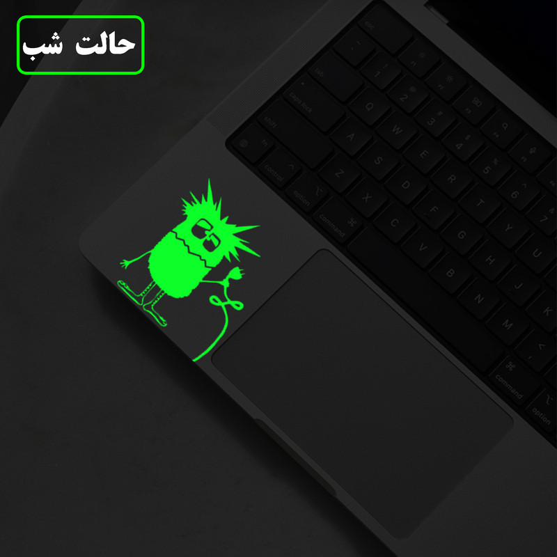 استیکر کلید و پریز مدل شبنما طرح میکروب