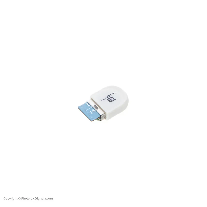 کارت حافظه MicroSDHC تروبایت مدل 633X-V10 کلاس 10 استاندارد UHS-I U1 سرعت 95MBPS ظرفیت 16 گیگابایت به همراه آداپتور SD و کارت‌خوان