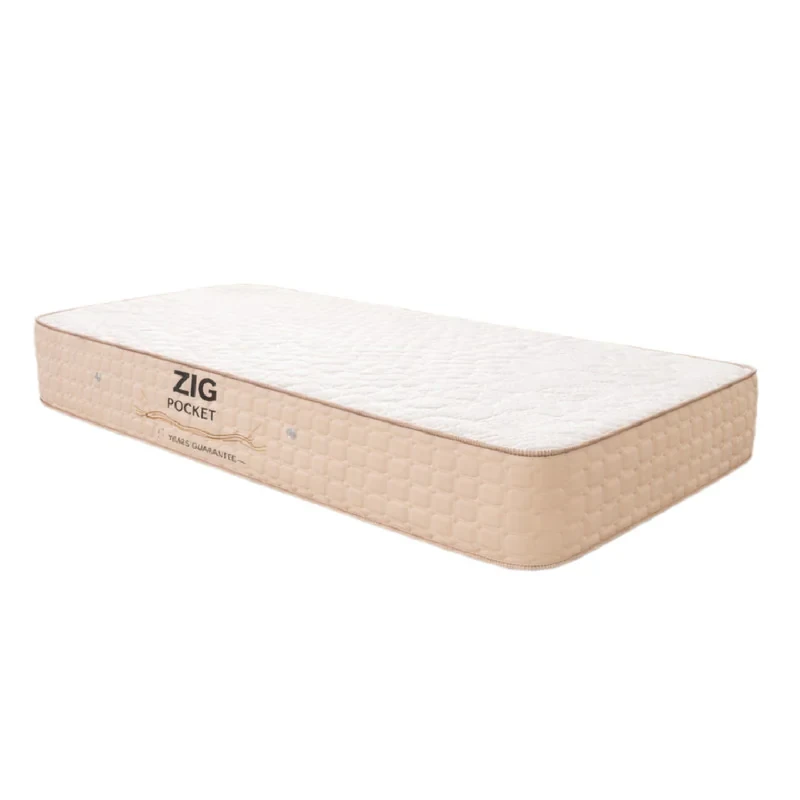 تشک طبی فنری زیگ مدل pocket1 یک نفره سایز 200×120 سانتی متر