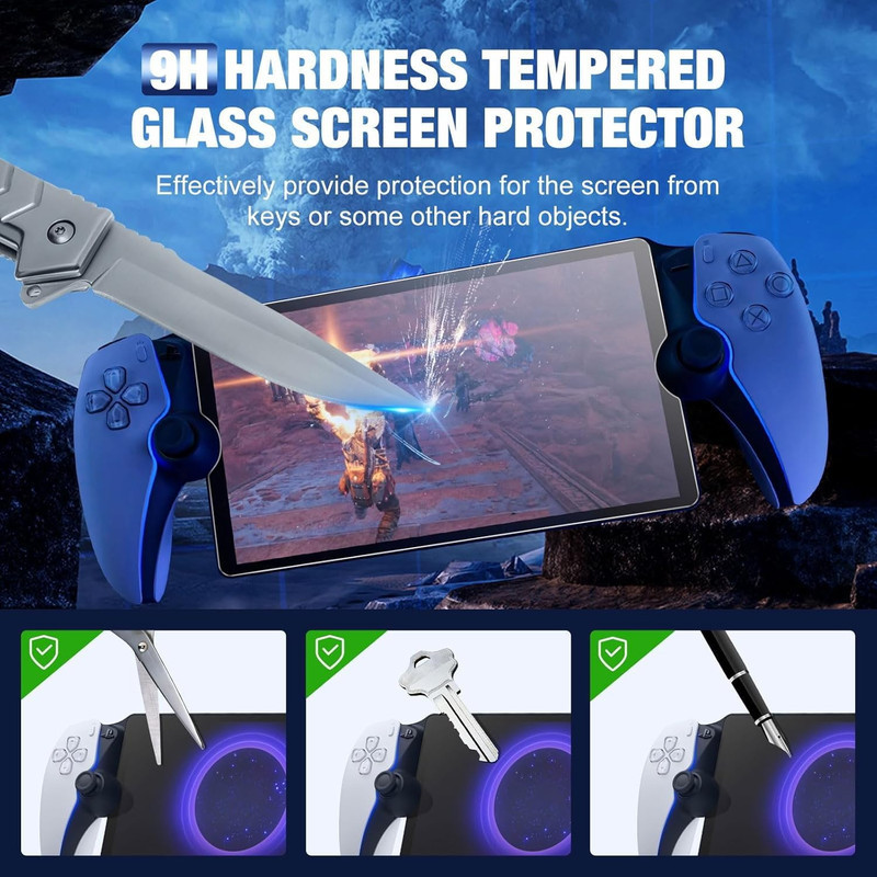 محافظ صفحه نمایش پلی استیشن پورتال آی پگا مدل Glass Screen Pro Premium