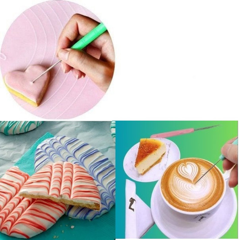 ابزار تزیین کیک به گز مدل ابزار کوکی آیسینگ مجموعه 3 عددی