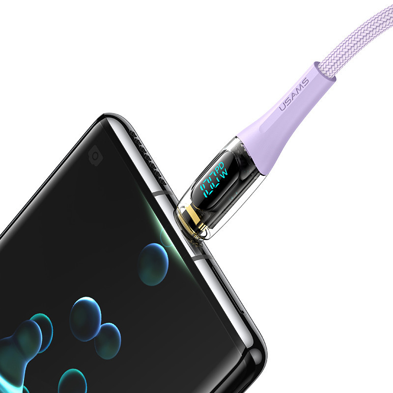 کابل تبدیل USB-C به USB-C یوسمز مدل Sj590 طول 1.2 متر