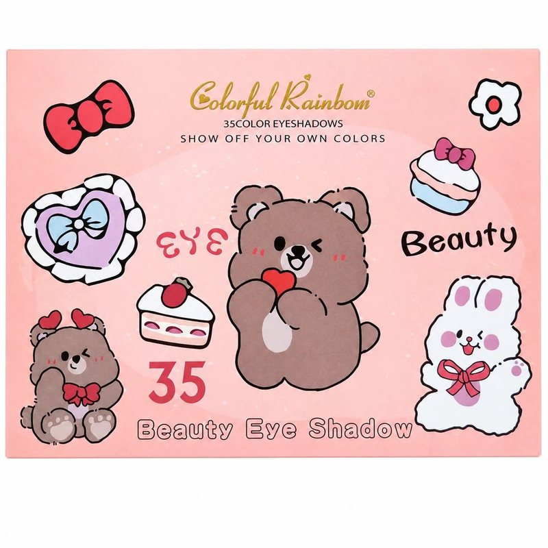 پالت سایه چشم کالرفول رینبو مدل CuteBear