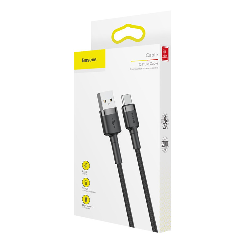 کابل تبدیل USB به USB-C باسئوس مدل CATKLF-UG1 Cafule طول 3 متر