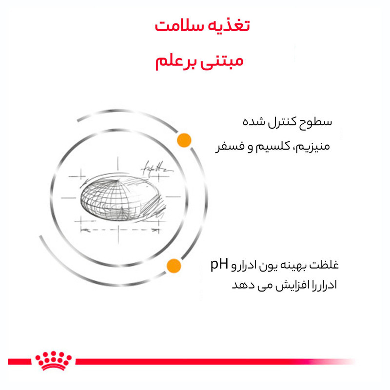 غذای خشک گربه رویال کنین مدل یوریناری اس او وزن 1.5 کیلو گرم