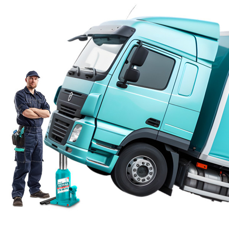 جک روغنی هیدرولیک خودرو توتال مدل THT109062ظرفیت 6 تن