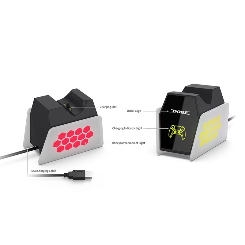 پایه شارژر دسته بازی PS5 مدل TP5-35132 RGB
