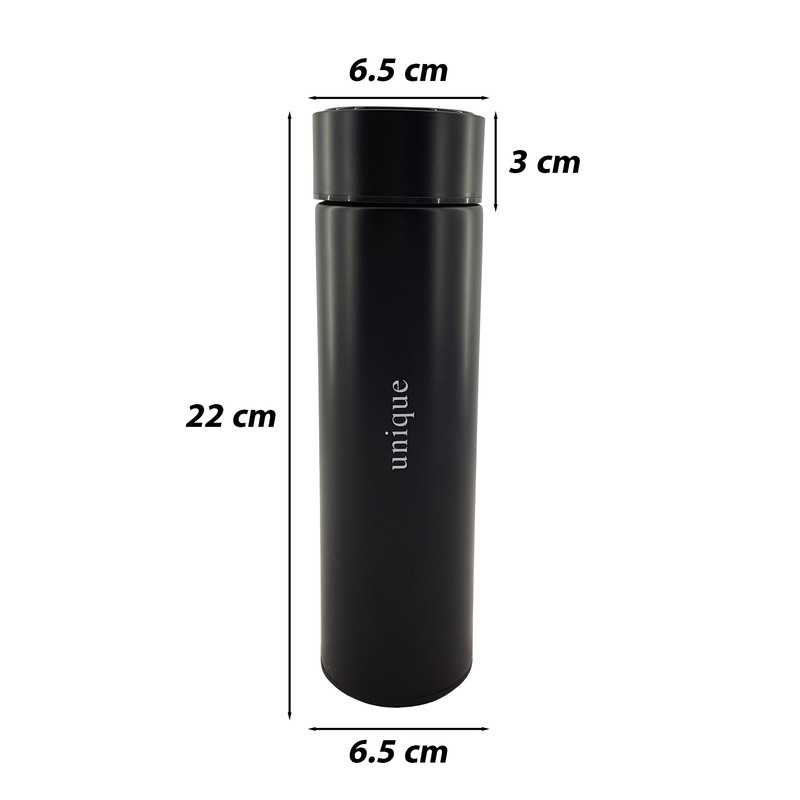 فلاسک هوشمند  مدل دماسنج دار کد 02 گنجایش 0.5 لیتر
