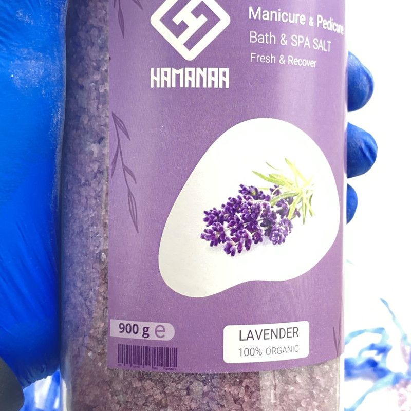 نمک حمام هامانا مدل Lavender وزن 900 گرم