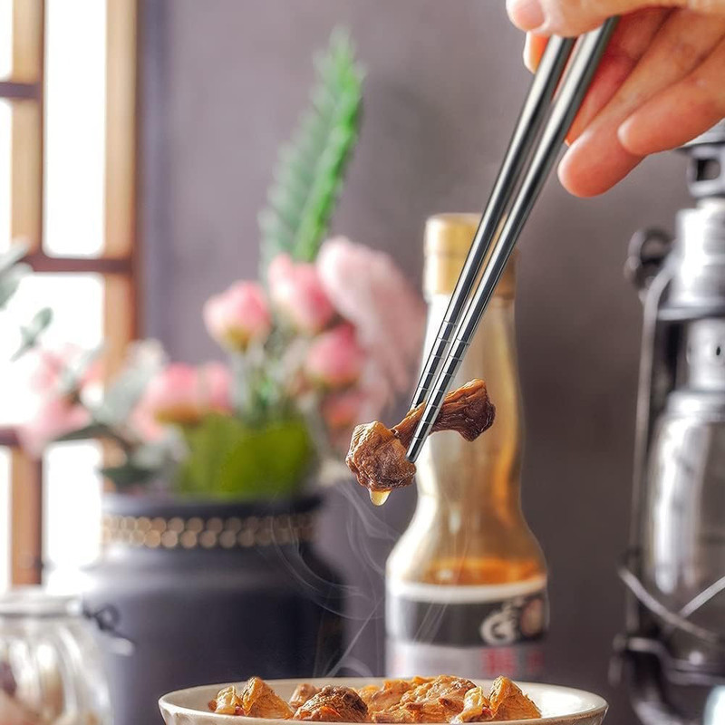 چوب غذا خوری مدل چاپستیک 123 بسته 6 عددی