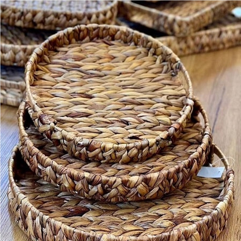 سینی مدل حصیری مجموعه سه عددی