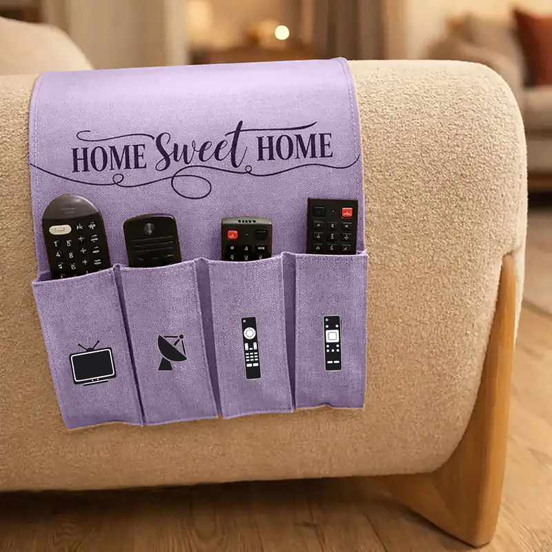 جای ریموت کنترل طرح لینن مدل HOME SWEET HOME کد R1
