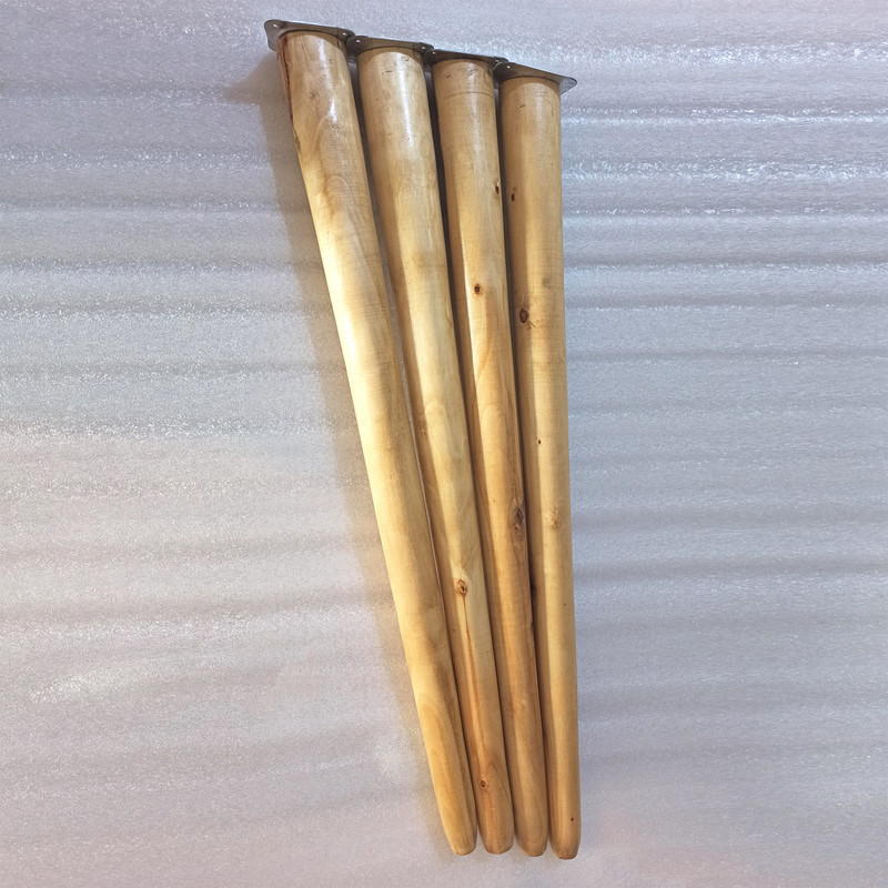 پایه میز مدل چوبی مخروطی کد 80-D1 بسته 4 عددی