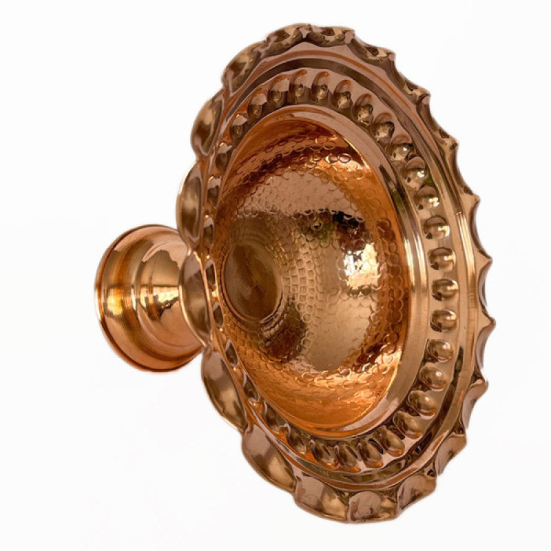 شکلات خوری مسی مدل ارکیده کد ZH345.1