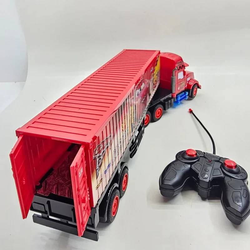 ماشین بازی کنترلی ناب سل مدل تریلی کانتینر مک کویین شارژی کد McQueen's car container truck naab00222