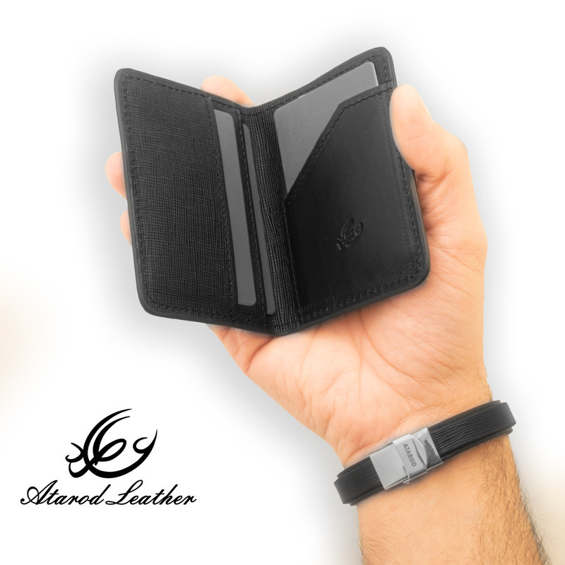 ست هدیه مردانه چرم عطارد مدل چرم طبیعی کد A92