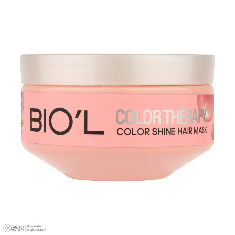 ماسک تثبیت کننده رنگ مو بیول مدل COLOR THERAPY مناسب برای موهای رنگ شده حجم 220 میلی لیتر