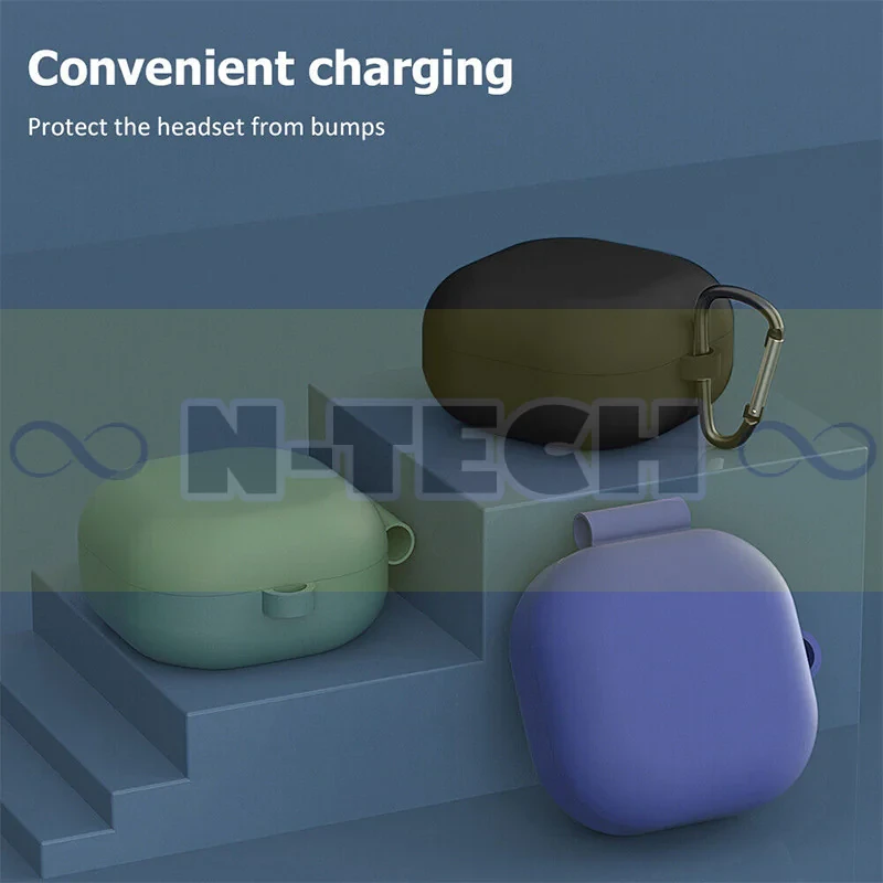 کاور انتک مدل Silicone Case مناسب برای کیس هدفون بی سیم سامسونگ Galaxy Buds FE