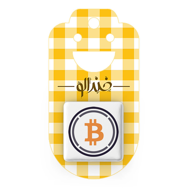 مگنت خندالو طرح ارز دیجیتال بیت کوین کد 4050