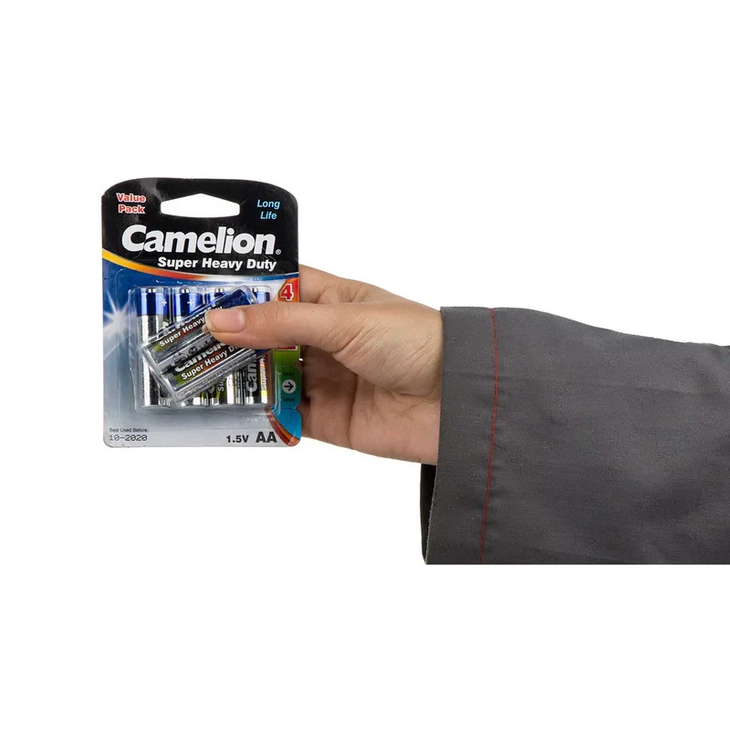 باتری قلمی و نیم قلمی کملیون مدل Super Heavy Duty بسته 12 عددی