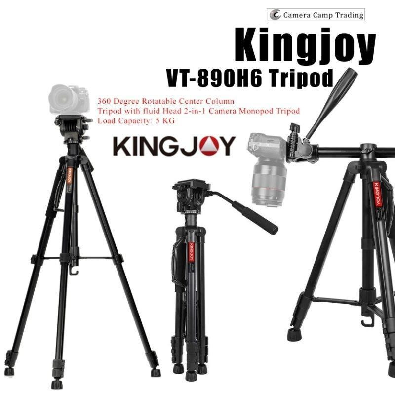 سه پایه دوربین کینگ‌جوی مدل VT-890H6