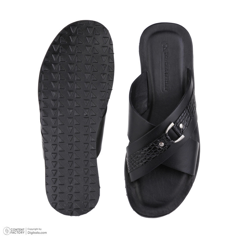 صندل مردانه چرم مشهد مدل J6170-001