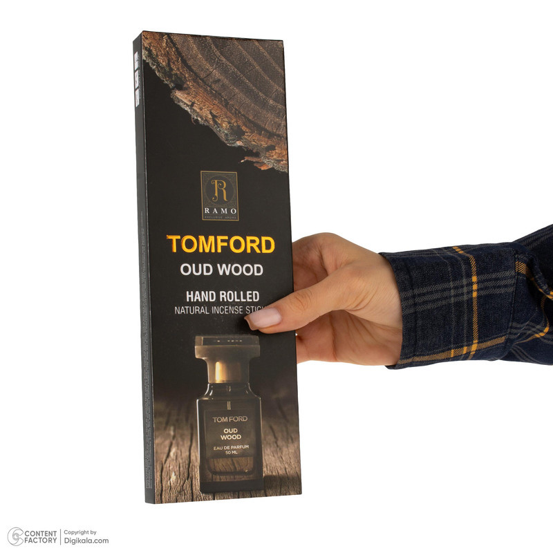 عود رامو مدل 003 رایحه ادکلن TOMFORD بسته 20 عددی