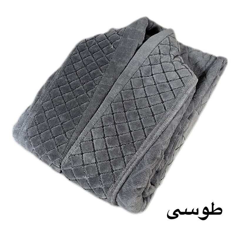 حوله پالتویی آقای کاریزما طرح ماتی سایز 125 مناسب برای قد 160 الی 185