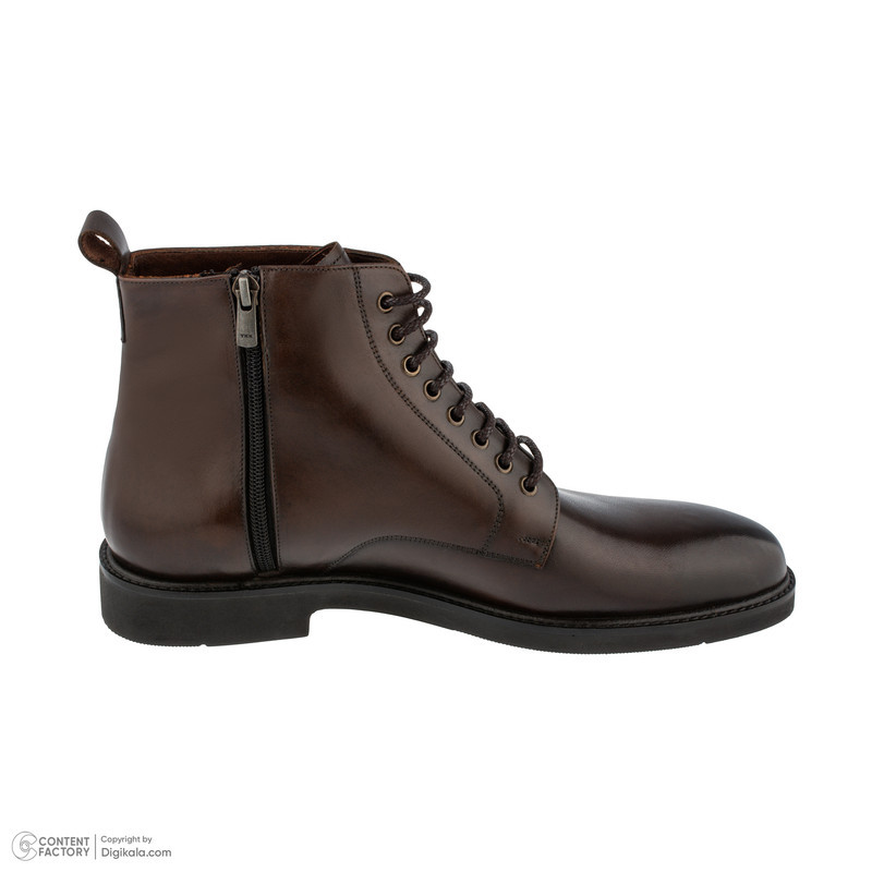 نیم بوت مردانه چرم مشهد مدل J6287-088