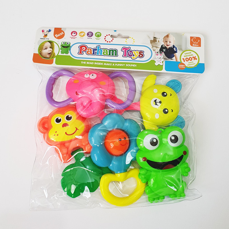 جغجغه مدل Baby Teethers بسته 5 عددی