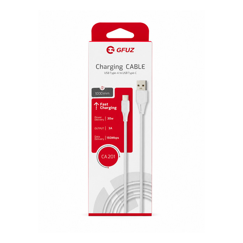 کابل تبدیل USB به USB-C جی فاز مدل CA201 طول 1 متر