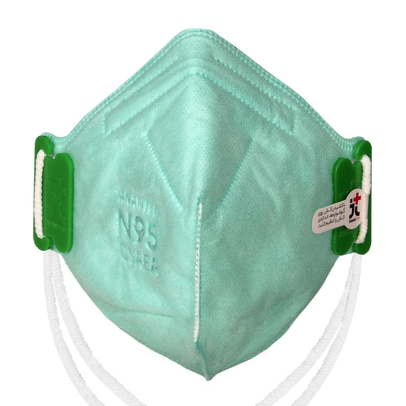 ماسک تنفسی جانان طب مدل ماسک N95 بدون دریچه بازدمی N95 MASK