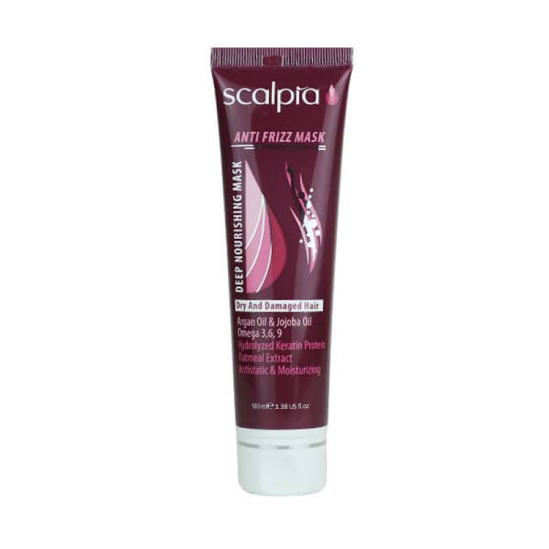 ماسک مو اسکالپیا مدل ANTI FRIZZ حجم 100 میلی لیتر