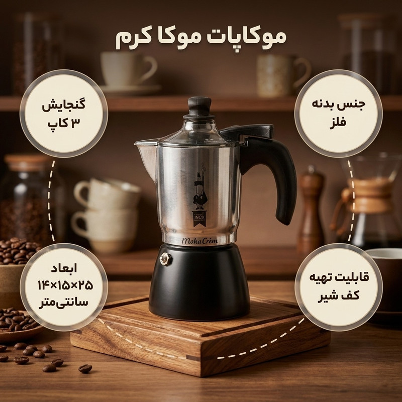 موکاپات مدل موکا کرم