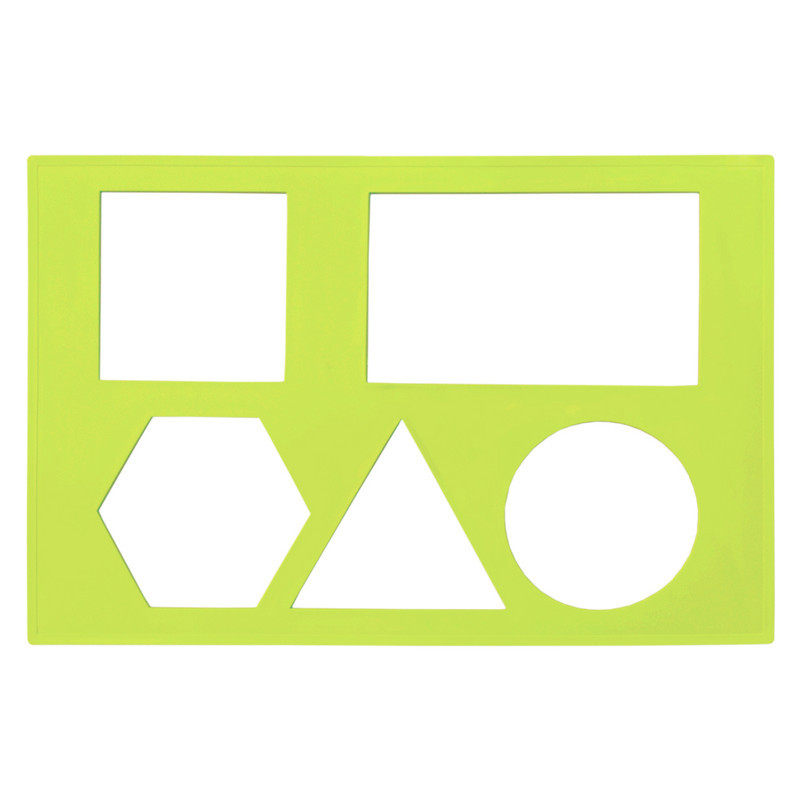 شابلون مدل اشکال هندسی کد Stencil-Math