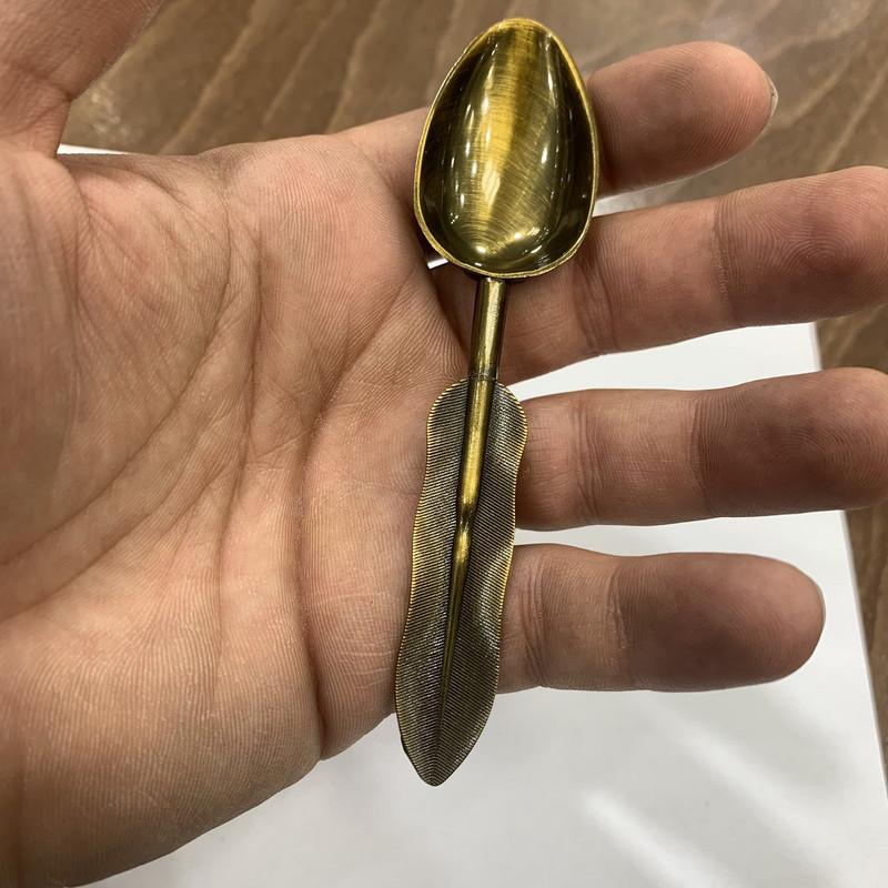 قاشق ادویه مدل پر مجموعه 6 عددی