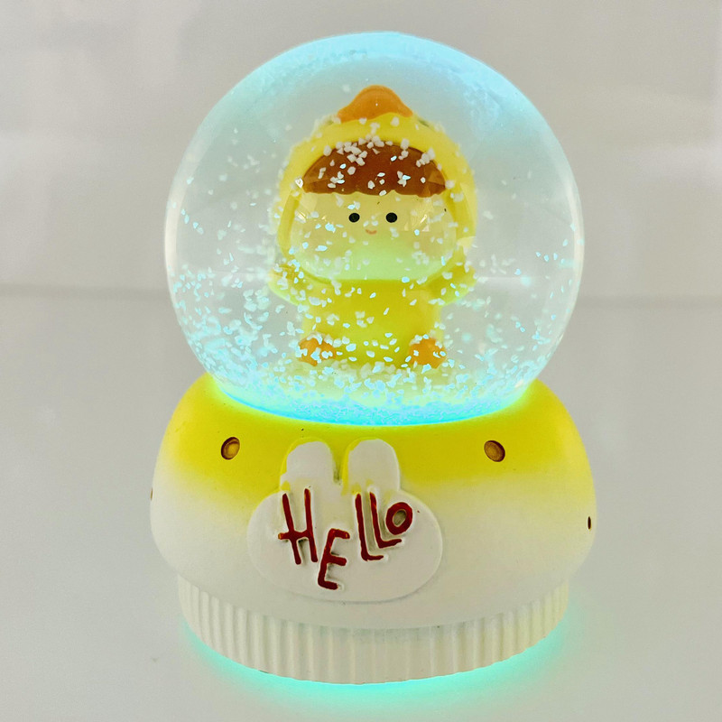 گوی مدل چراغدار HELLO طرح baby جوجه کد B1623.11.S300