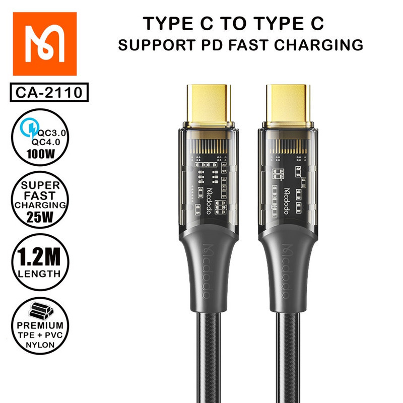 کابل USB-C مک دودو مدل CA-2110 طول 1.2 متر