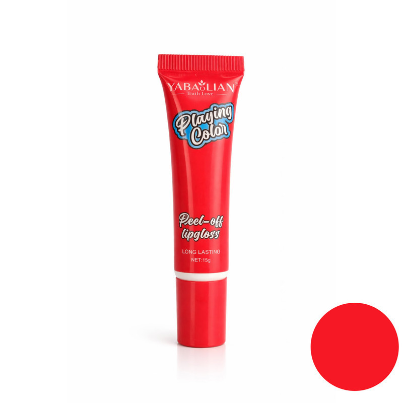رژ لب مایع براق یابالین مدل Peel Off شماره 03