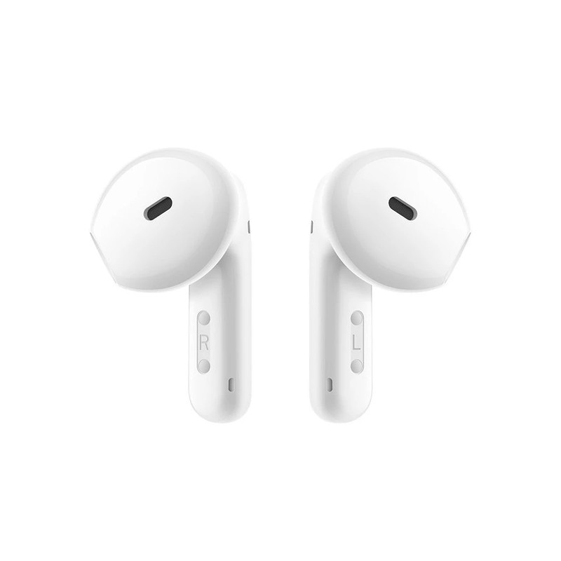 هدفون بلوتوثی شیائومی مدل Redmi Buds 6 Active با نویز کنسلینگ میکروفون (ENC)، درگاه شارژ USB Type-C، دارای دو میکروفون با قابلیت حذف نویز، پشتیبانی از فرمان لمسی، مقاوم در برابر رطوبت و عرق (IPX4)