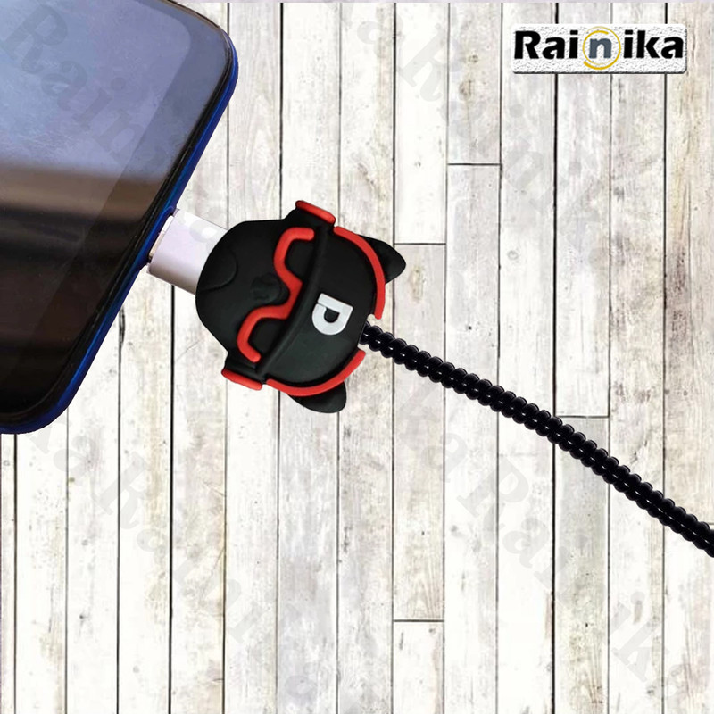 محافظ کابل شارژر و هندزفری رینیکا مدل Dog AAA 03 مجموعه 3 عددی