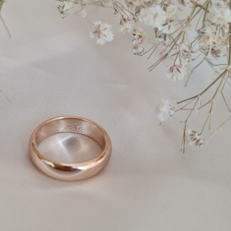 انگشتر ژوپینگ مدل رینگ حلقه ساده 5mm
