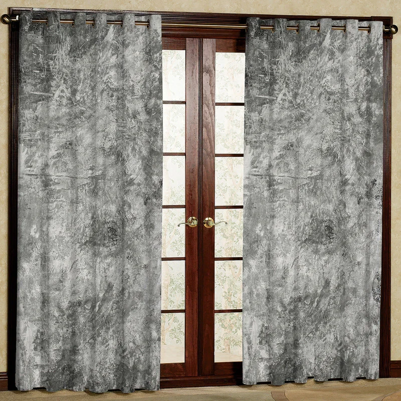 پرده مدل پتینه مخمل پانچی کد 4129 سایز 200x140 سانتی متر