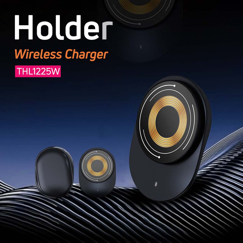 پایه نگهدارنده و شارژر بی سیم گوشی موبایل تسکو مدل THL 1225W